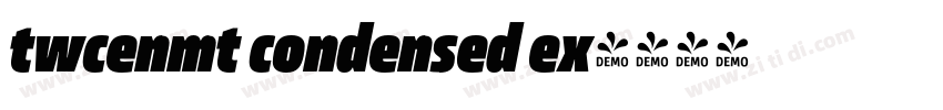 twcenmt condensed ex字体转换
